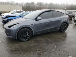Salvage cars for sale at Exeter, RI auction: 2021 Tesla Model Y