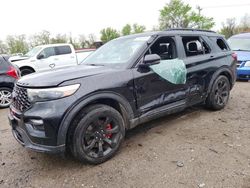 Ford Explorer st salvage cars for sale: 2021 Ford Explorer ST