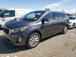 Vehiculos salvage en venta de Copart Indianapolis, IN: 2015 KIA Sedona EX