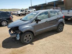 Salvage cars for sale at Colorado Springs, CO auction: 2019 Ford Ecosport S