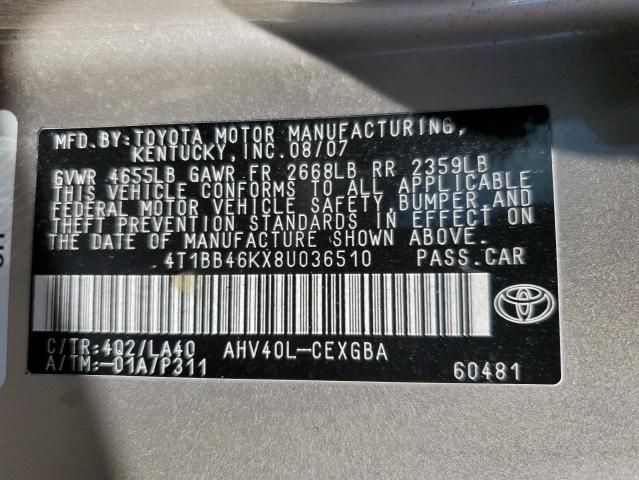 2008 Toyota Camry Hybrid