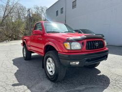 Salvage trucks for sale at North Billerica, MA auction: 2001 Toyota Tacoma