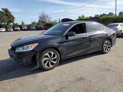 Salvage cars for sale from Copart San Martin, CA: 2016 Honda Accord EXL