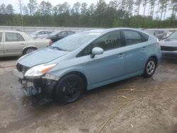Salvage cars for sale from Copart Harleyville, SC: 2014 Toyota Prius
