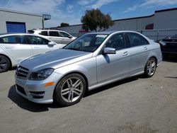 Salvage cars for sale from Copart Hayward, CA: 2014 Mercedes-Benz C 250