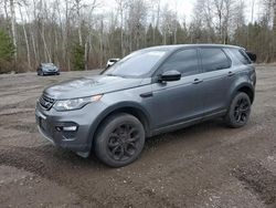 Salvage cars for sale from Copart Ontario Auction, ON: 2017 Land Rover Discovery Sport HSE