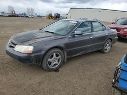 Salvage cars for sale at Rocky View County, AB auction: 2002 Acura 3.2TL