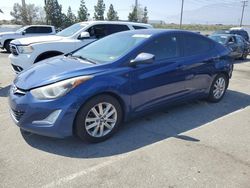 Salvage cars for sale from Copart Rancho Cucamonga, CA: 2015 Hyundai Elantra SE