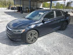 Salvage cars for sale at Cartersville, GA auction: 2019 Volkswagen Jetta SEL Premium