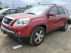 Salvage cars for sale at Chicago Heights, IL auction: 2012 GMC Acadia SLT-1
