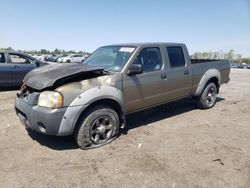 Nissan salvage cars for sale: 2002 Nissan Frontier Crew Cab XE