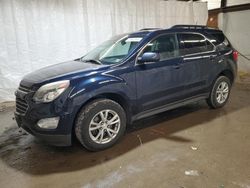 Salvage cars for sale at Ebensburg, PA auction: 2017 Chevrolet Equinox LT