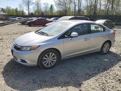 Salvage cars for sale from Copart Waldorf, MD: 2012 Honda Civic EX