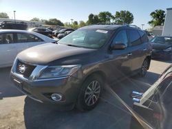 Salvage cars for sale at Sacramento, CA auction: 2015 Nissan Pathfinder S