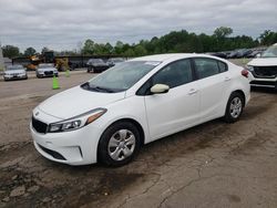 Salvage cars for sale at Florence, MS auction: 2017 KIA Forte LX