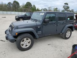 Salvage cars for sale from Copart Hampton, VA: 2017 Jeep Wrangler Unlimited Sport