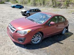 Subaru Impreza salvage cars for sale: 2012 Subaru Impreza Premium