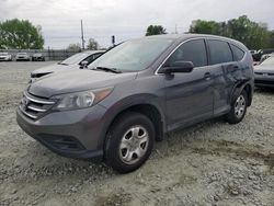 Salvage cars for sale from Copart Mebane, NC: 2014 Honda CR-V LX