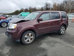 Salvage cars for sale from Copart Brookhaven, NY: 2013 Honda Pilot EXL