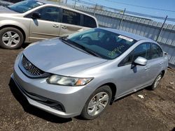 Salvage cars for sale from Copart New Britain, CT: 2013 Honda Civic LX