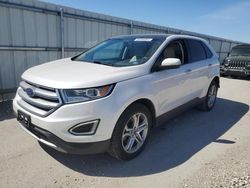 Salvage cars for sale at Kansas City, KS auction: 2017 Ford Edge Titanium