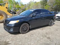 Salvage cars for sale at Austell, GA auction: 2013 Toyota Corolla Base