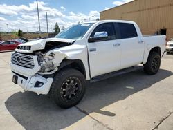 Toyota Tundra Crewmax 1794 salvage cars for sale: 2017 Toyota Tundra Crewmax 1794