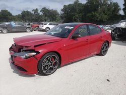 Salvage cars for sale from Copart Ocala, FL: 2022 Alfa Romeo Giulia Super