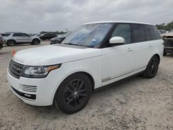 Salvage cars for sale at Houston, TX auction: 2016 Land Rover Range Rover