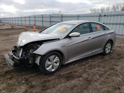 Salvage cars for sale at Greenwood, NE auction: 2013 Hyundai Sonata Hybrid