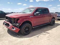 Salvage cars for sale at Amarillo, TX auction: 2016 Ford F150 Supercrew