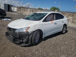 Salvage cars for sale at Homestead, FL auction: 2015 Nissan Sentra S