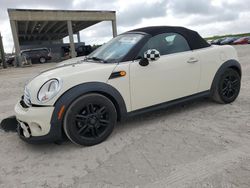 Salvage cars for sale at West Palm Beach, FL auction: 2013 Mini Cooper Roadster