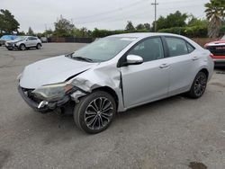 Vehiculos salvage en venta de Copart San Martin, CA: 2016 Toyota Corolla L