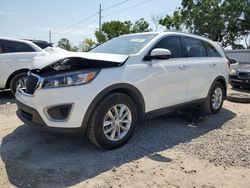 Salvage cars for sale from Copart Riverview, FL: 2018 KIA Sorento LX