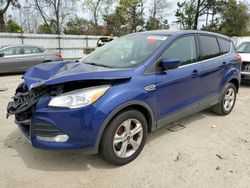 Vehiculos salvage en venta de Copart Hampton, VA: 2016 Ford Escape SE
