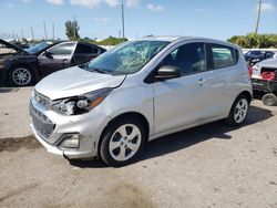 Vehiculos salvage en venta de Copart Miami, FL: 2021 Chevrolet Spark LS