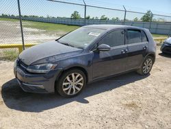 Salvage cars for sale at Houston, TX auction: 2019 Volkswagen Golf S