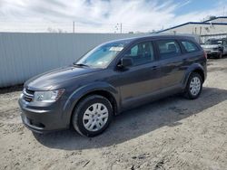 Salvage cars for sale from Copart Albany, NY: 2015 Dodge Journey SE