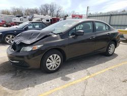Salvage cars for sale at Rogersville, MO auction: 2013 Honda Civic LX