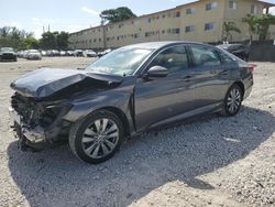 Salvage cars for sale at Opa Locka, FL auction: 2019 Honda Accord LX