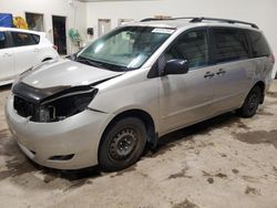 Salvage cars for sale from Copart Ontario Auction, ON: 2009 Toyota Sienna CE