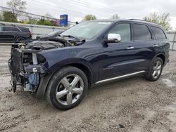 Salvage cars for sale from Copart Walton, KY: 2013 Dodge Durango Citadel