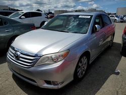 Salvage cars for sale from Copart Martinez, CA: 2011 Toyota Avalon Base