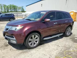 Salvage cars for sale at Spartanburg, SC auction: 2012 Acura MDX Advance