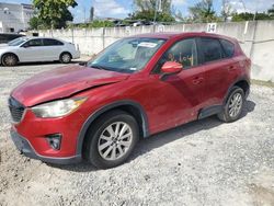 Salvage cars for sale from Copart Opa Locka, FL: 2015 Mazda CX-5 Touring