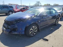 Honda Accord ex salvage cars for sale: 2016 Honda Accord EX