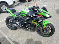 Kawasaki salvage cars for sale: 2018 Kawasaki EX650 F