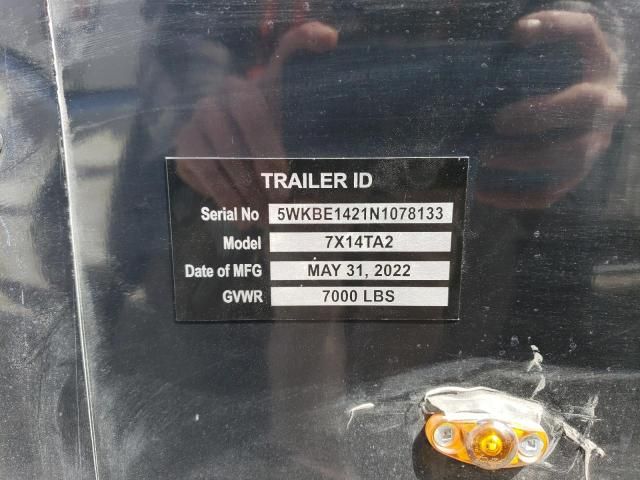 2022 Fcuh 2022 Freedom 14' Enclosed Trailer