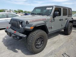 Salvage cars for sale from Copart Cahokia Heights, IL: 2021 Jeep Wrangler Unlimited Rubicon